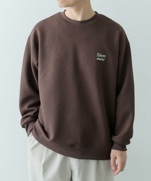 URBAN RESEARCH ITEMS / アーバンリサーチ アイテムズ スウェット | 『XLサイズあり』刺繍ジャカードロングスリーブカットソー | 詳細5