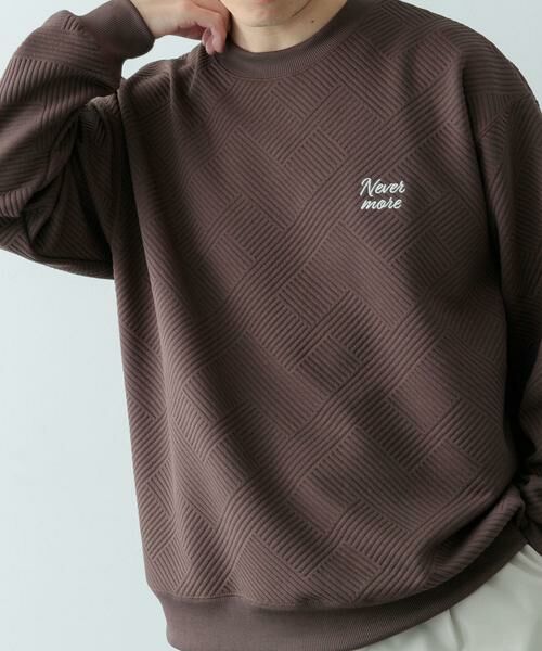 URBAN RESEARCH ITEMS / アーバンリサーチ アイテムズ スウェット | 『XLサイズあり』刺繍ジャカードロングスリーブカットソー | 詳細6