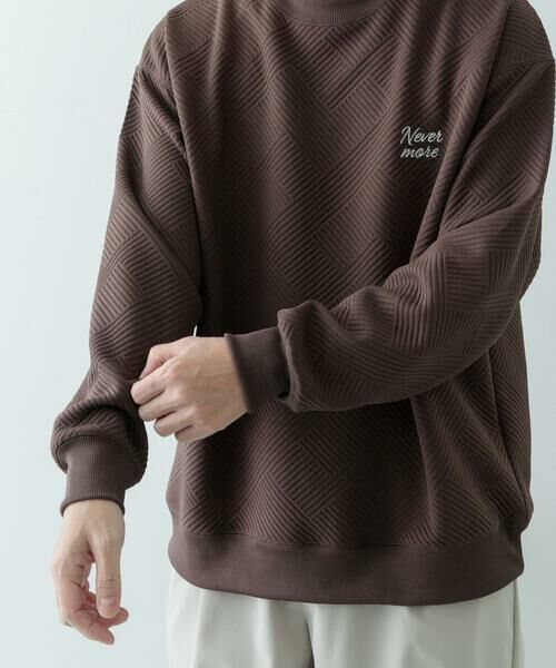 URBAN RESEARCH ITEMS / アーバンリサーチ アイテムズ スウェット | 『XLサイズあり』刺繍ジャカードロングスリーブカットソー | 詳細7