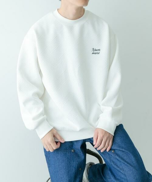 URBAN RESEARCH ITEMS / アーバンリサーチ アイテムズ スウェット | 『XLサイズあり』刺繍ジャカードロングスリーブカットソー | 詳細20
