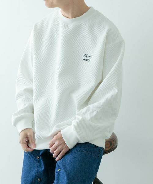 URBAN RESEARCH ITEMS / アーバンリサーチ アイテムズ スウェット | 『XLサイズあり』刺繍ジャカードロングスリーブカットソー | 詳細21