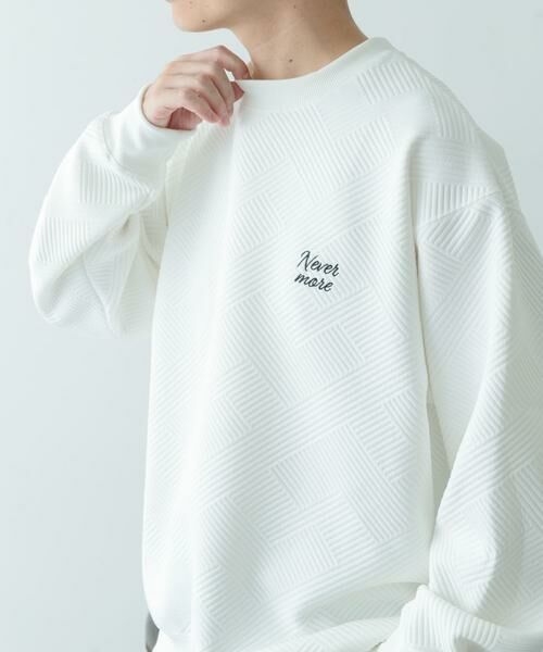 URBAN RESEARCH ITEMS / アーバンリサーチ アイテムズ スウェット | 『XLサイズあり』刺繍ジャカードロングスリーブカットソー | 詳細22