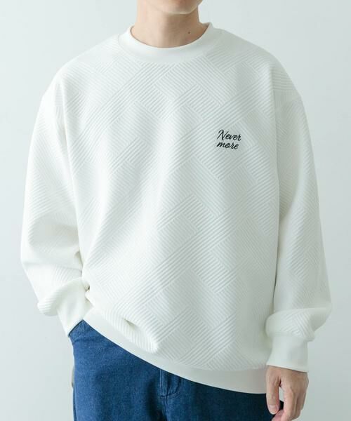 URBAN RESEARCH ITEMS / アーバンリサーチ アイテムズ スウェット | 『XLサイズあり』刺繍ジャカードロングスリーブカットソー | 詳細23