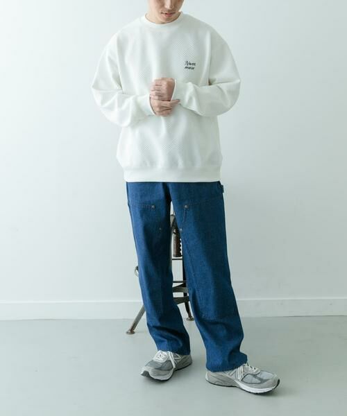 URBAN RESEARCH ITEMS / アーバンリサーチ アイテムズ スウェット | 『XLサイズあり』刺繍ジャカードロングスリーブカットソー | 詳細24