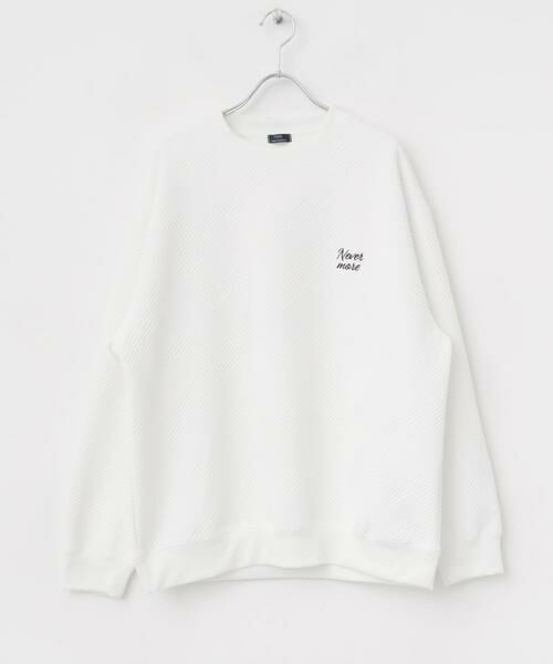 URBAN RESEARCH ITEMS / アーバンリサーチ アイテムズ スウェット | 『XLサイズあり』刺繍ジャカードロングスリーブカットソー | 詳細27