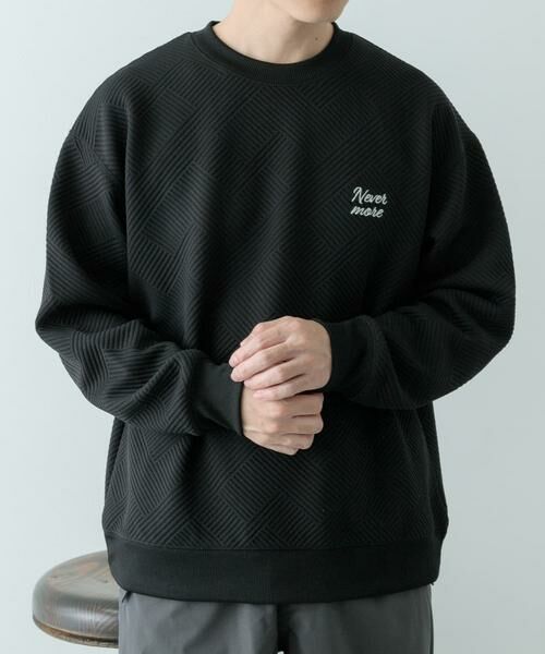 URBAN RESEARCH ITEMS / アーバンリサーチ アイテムズ スウェット | 『XLサイズあり』刺繍ジャカードロングスリーブカットソー | 詳細29