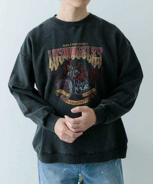 URBAN RESEARCH ITEMS / アーバンリサーチ アイテムズ スウェット | 『XLサイズあり』パウダー加工 クルーネックスウェットプルオーバー | 詳細4