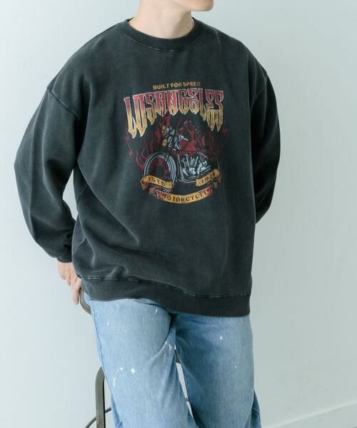 URBAN RESEARCH ITEMS / アーバンリサーチ アイテムズ スウェット | 『XLサイズあり』パウダー加工 クルーネックスウェットプルオーバー | 詳細5