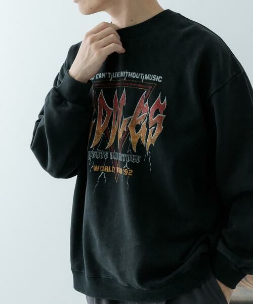 URBAN RESEARCH ITEMS / アーバンリサーチ アイテムズ スウェット | 『XLサイズあり』パウダー加工 クルーネックスウェットプルオーバー | 詳細12