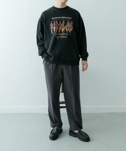 URBAN RESEARCH ITEMS / アーバンリサーチ アイテムズ スウェット | 『XLサイズあり』パウダー加工 クルーネックスウェットプルオーバー | 詳細15