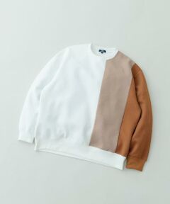 URBAN RESEARCH ITEMS / アーバンリサーチ アイテムズ スウェット | ストレッチダンボール 切替トップス A