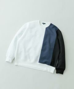 URBAN RESEARCH ITEMS / アーバンリサーチ アイテムズ スウェット | ストレッチダンボール 切替トップス A