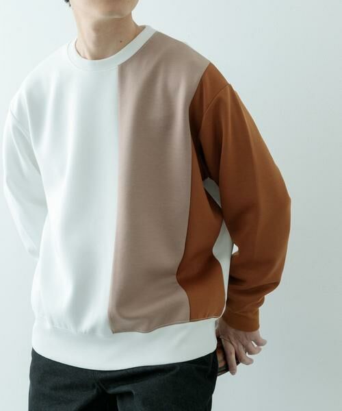 URBAN RESEARCH ITEMS / アーバンリサーチ アイテムズ スウェット | ストレッチダンボール 切替トップス A | 詳細2