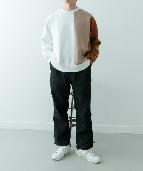 URBAN RESEARCH ITEMS / アーバンリサーチ アイテムズ スウェット | ストレッチダンボール 切替トップス A | 詳細6
