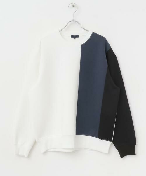 URBAN RESEARCH ITEMS / アーバンリサーチ アイテムズ スウェット | ストレッチダンボール 切替トップス A | 詳細20