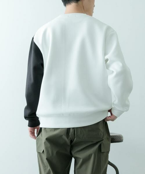 URBAN RESEARCH ITEMS / アーバンリサーチ アイテムズ スウェット | ストレッチダンボール 切替トップス A | 詳細14