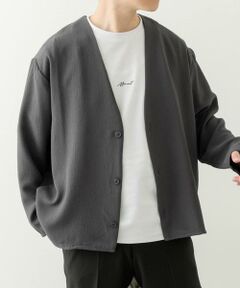 URBAN RESEARCH ITEMS / アーバンリサーチ アイテムズ カーディガン・ボレロ | ドライタッチカーディガン+刺繍ポンチTシャツセット