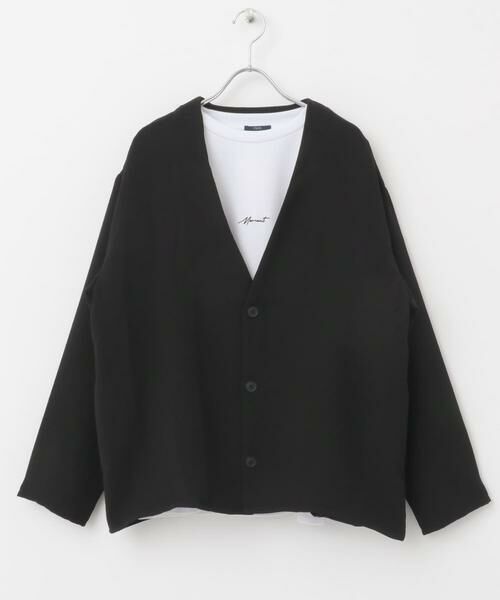 URBAN RESEARCH ITEMS / アーバンリサーチ アイテムズ カーディガン・ボレロ | ドライタッチカーディガン+刺繍ポンチTシャツセット | 詳細23