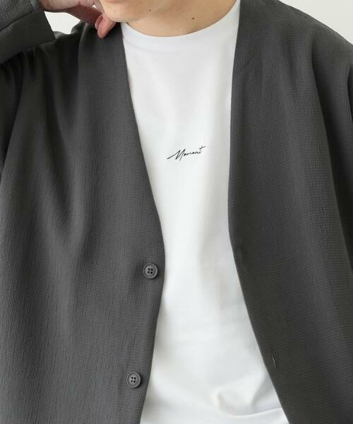 URBAN RESEARCH ITEMS / アーバンリサーチ アイテムズ カーディガン・ボレロ | ドライタッチカーディガン+刺繍ポンチTシャツセット | 詳細26