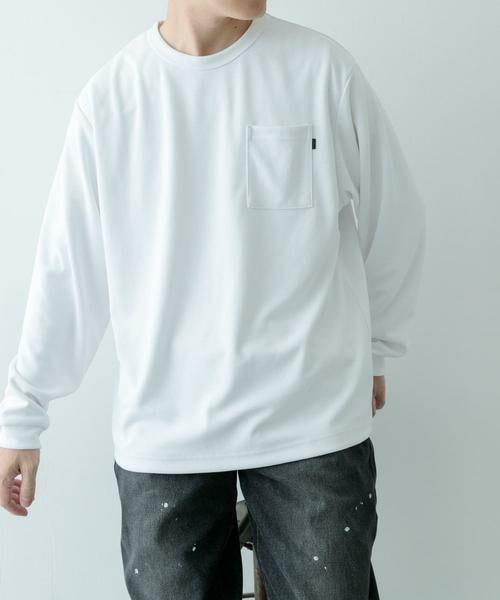 URBAN RESEARCH ITEMS / アーバンリサーチ アイテムズ Tシャツ | 『速乾/イージーケア/UVカット』高機能ポンチロングスリーブカットソー | 詳細3