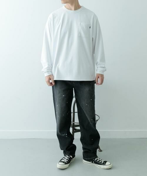 URBAN RESEARCH ITEMS / アーバンリサーチ アイテムズ Tシャツ | 『速乾/イージーケア/UVカット』高機能ポンチロングスリーブカットソー | 詳細5