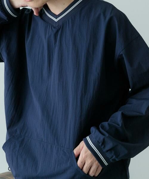 URBAN RESEARCH ITEMS / アーバンリサーチ アイテムズ その他トップス | 『セットアップ対応』ナイロン ラインリブ ドロストプルオーバー | 詳細1