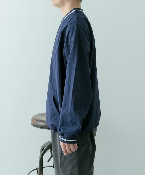 URBAN RESEARCH ITEMS / アーバンリサーチ アイテムズ その他トップス | 『セットアップ対応』ナイロン ラインリブ ドロストプルオーバー | 詳細10