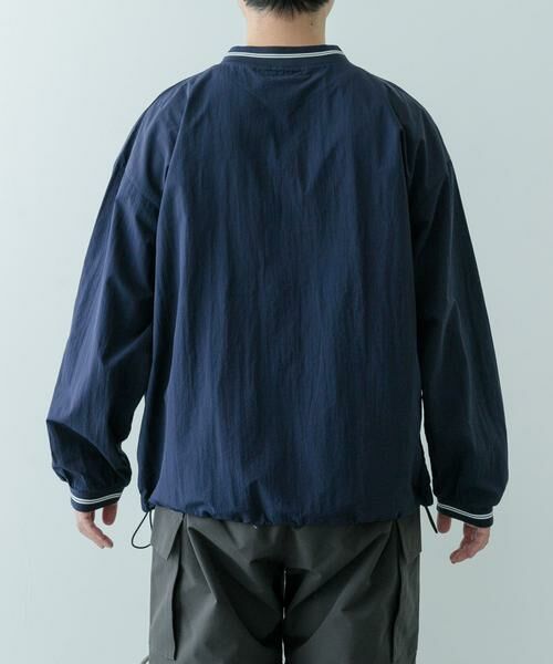 URBAN RESEARCH ITEMS / アーバンリサーチ アイテムズ その他トップス | 『セットアップ対応』ナイロン ラインリブ ドロストプルオーバー | 詳細11