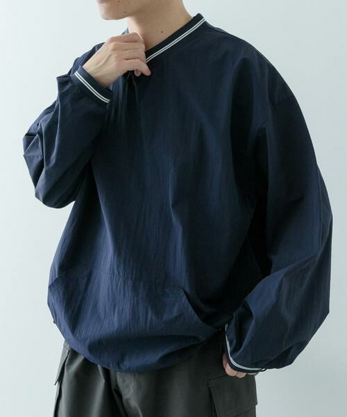 URBAN RESEARCH ITEMS / アーバンリサーチ アイテムズ その他トップス | 『セットアップ対応』ナイロン ラインリブ ドロストプルオーバー | 詳細2