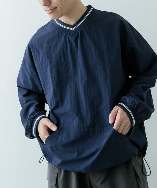 URBAN RESEARCH ITEMS / アーバンリサーチ アイテムズ その他トップス | 『セットアップ対応』ナイロン ラインリブ ドロストプルオーバー | 詳細3