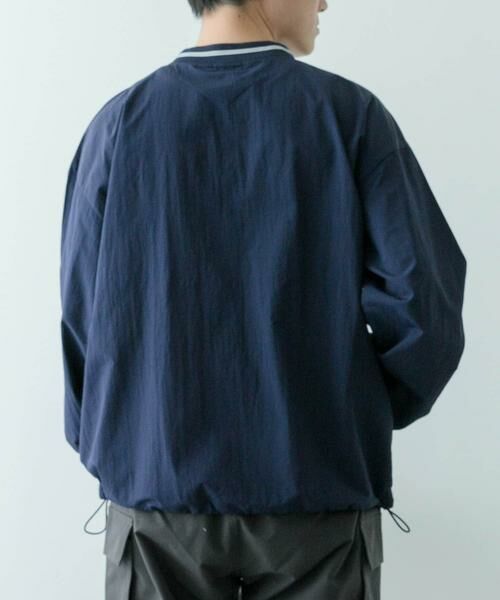 URBAN RESEARCH ITEMS / アーバンリサーチ アイテムズ その他トップス | 『セットアップ対応』ナイロン ラインリブ ドロストプルオーバー | 詳細5