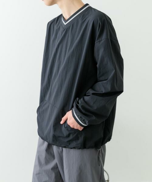 URBAN RESEARCH ITEMS / アーバンリサーチ アイテムズ その他トップス | 『セットアップ対応』ナイロン ラインリブ ドロストプルオーバー | 詳細27