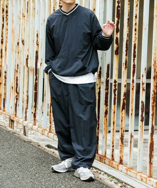 URBAN RESEARCH ITEMS / アーバンリサーチ アイテムズ その他トップス | 『セットアップ対応』ナイロン ラインリブ ドロストプルオーバー | 詳細22