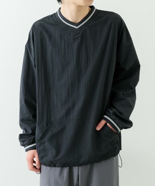 URBAN RESEARCH ITEMS / アーバンリサーチ アイテムズ その他トップス | 『セットアップ対応』ナイロン ラインリブ ドロストプルオーバー | 詳細26