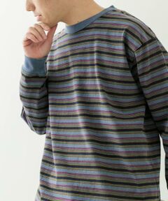 URBAN RESEARCH ITEMS / アーバンリサーチ アイテムズ Tシャツ | オーバーダイマルチボーダーカットソー