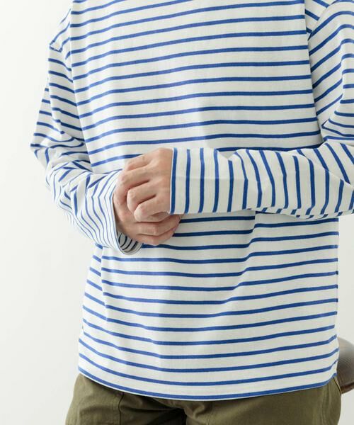 URBAN RESEARCH ITEMS / アーバンリサーチ アイテムズ Tシャツ | バスクボーダー コットンカットソー | 詳細1