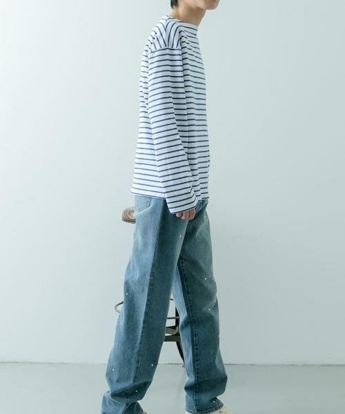 URBAN RESEARCH ITEMS / アーバンリサーチ アイテムズ Tシャツ | バスクボーダー コットンカットソー | 詳細10