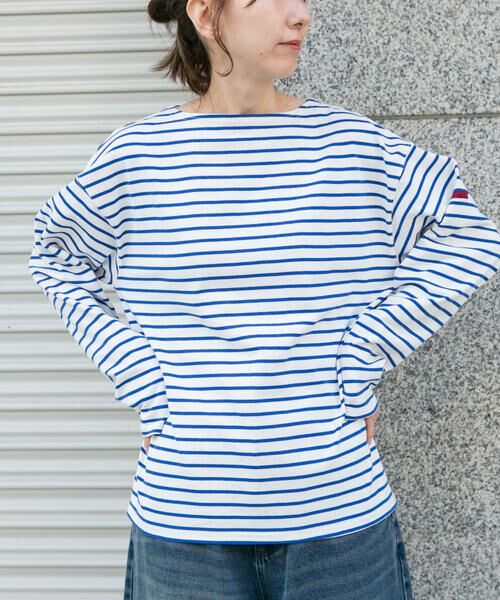 URBAN RESEARCH ITEMS / アーバンリサーチ アイテムズ Tシャツ | バスクボーダー コットンカットソー | 詳細11