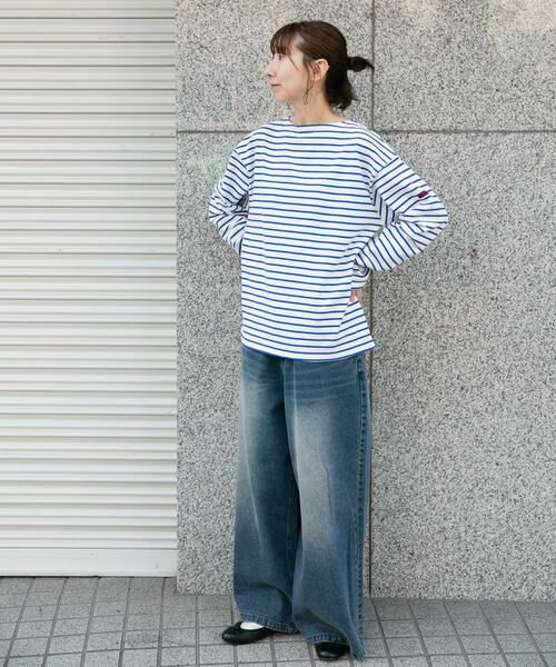 URBAN RESEARCH ITEMS / アーバンリサーチ アイテムズ Tシャツ | バスクボーダー コットンカットソー | 詳細14