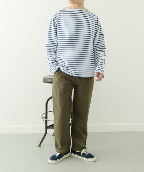 URBAN RESEARCH ITEMS / アーバンリサーチ アイテムズ Tシャツ | バスクボーダー コットンカットソー | 詳細5