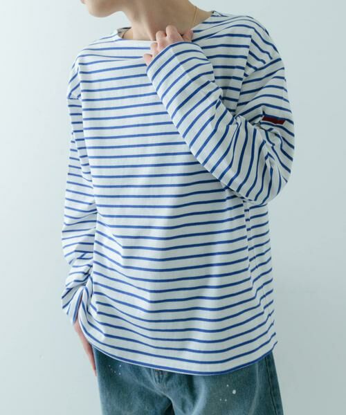 URBAN RESEARCH ITEMS / アーバンリサーチ アイテムズ Tシャツ | バスクボーダー コットンカットソー | 詳細7