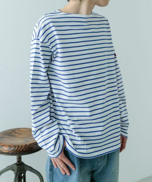 URBAN RESEARCH ITEMS / アーバンリサーチ アイテムズ Tシャツ | バスクボーダー コットンカットソー | 詳細8