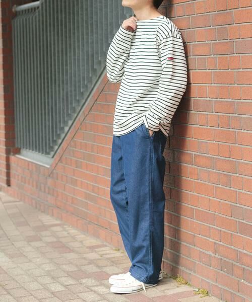 URBAN RESEARCH ITEMS / アーバンリサーチ アイテムズ Tシャツ | バスクボーダー コットンカットソー | 詳細28