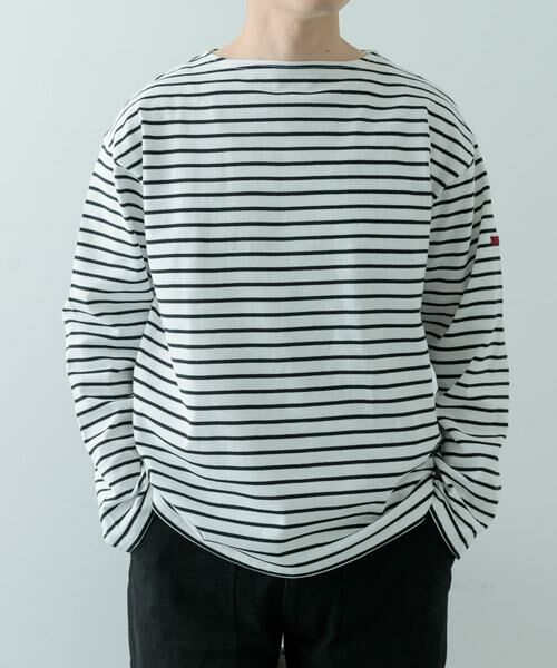 URBAN RESEARCH ITEMS / アーバンリサーチ アイテムズ Tシャツ | バスクボーダー コットンカットソー | 詳細30