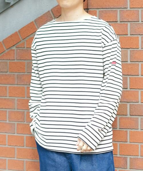 URBAN RESEARCH ITEMS / アーバンリサーチ アイテムズ Tシャツ | バスクボーダー コットンカットソー | 詳細25