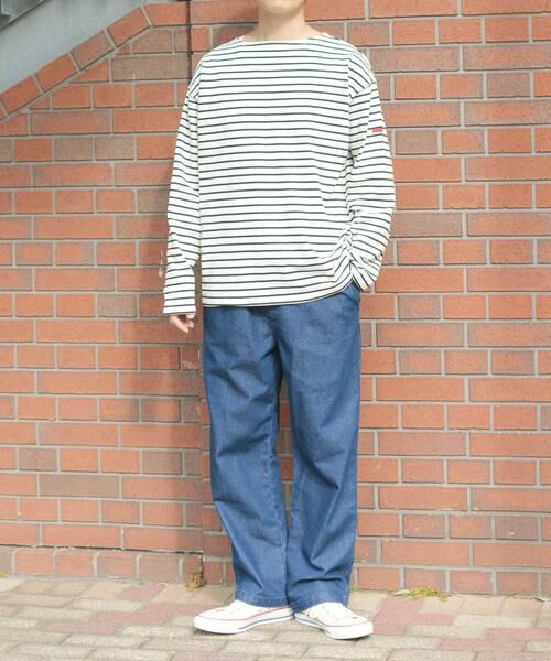 URBAN RESEARCH ITEMS / アーバンリサーチ アイテムズ Tシャツ | バスクボーダー コットンカットソー | 詳細27