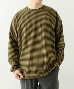 URBAN RESEARCH ITEMS / アーバンリサーチ アイテムズ Tシャツ | 天竺ボーダーロングスリーブカットソー