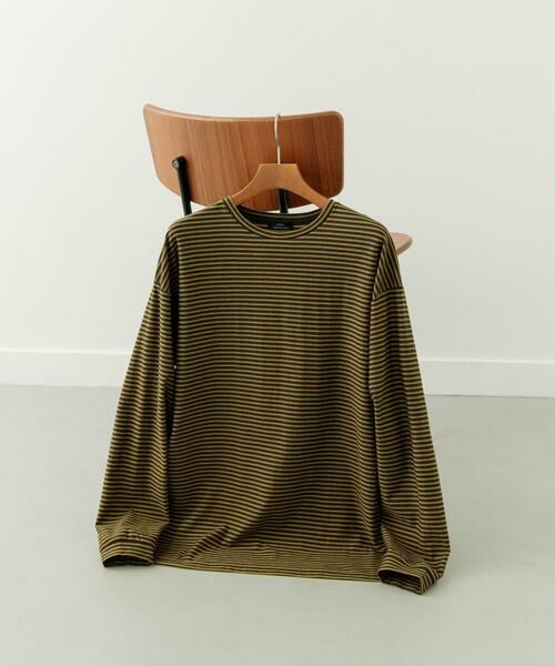 URBAN RESEARCH ITEMS / アーバンリサーチ アイテムズ Tシャツ | 天竺ボーダーロングスリーブカットソー | 詳細1