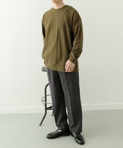 URBAN RESEARCH ITEMS / アーバンリサーチ アイテムズ Tシャツ | 天竺ボーダーロングスリーブカットソー | 詳細5