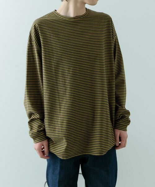 URBAN RESEARCH ITEMS / アーバンリサーチ アイテムズ Tシャツ | 天竺ボーダーロングスリーブカットソー | 詳細8